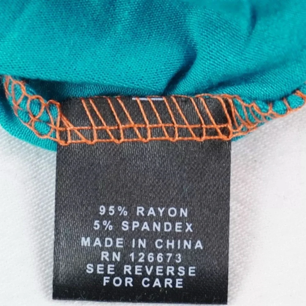 NWT [NFL] Miami Dolphins Lace-Up Long Sleeved T-Shirts, Multiple Women's Sz S-XL - Picture 10 of 10